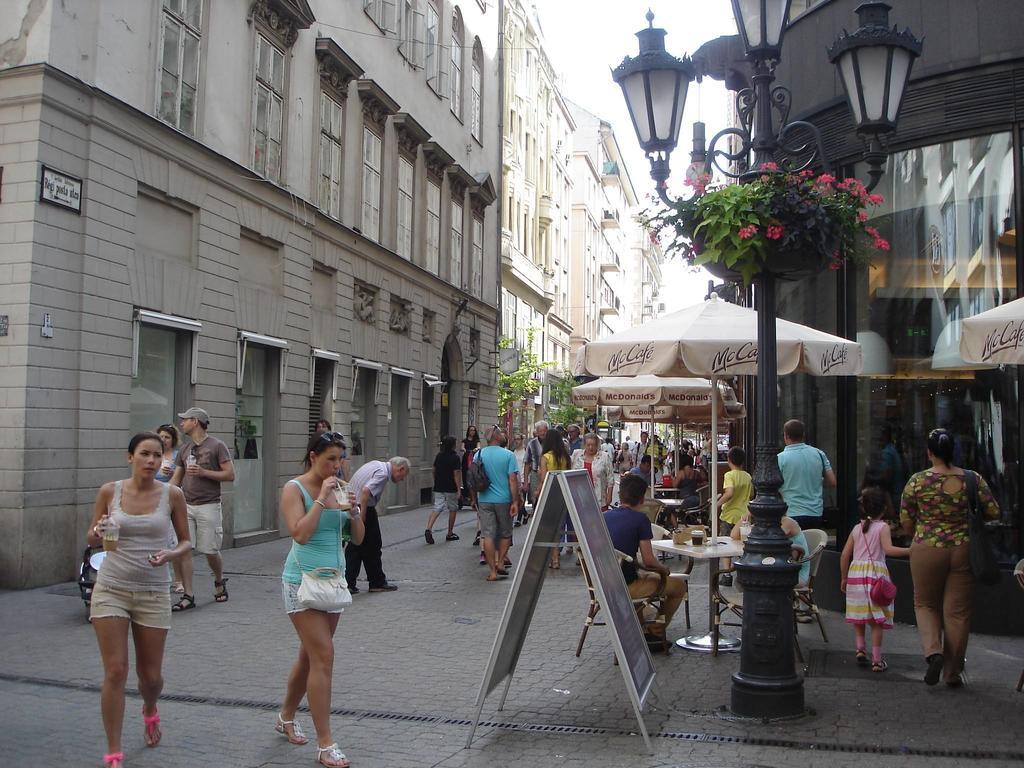 Romantic Centrum Apartman Budapešť Exteriér fotografie